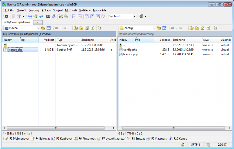 900px WinSCP