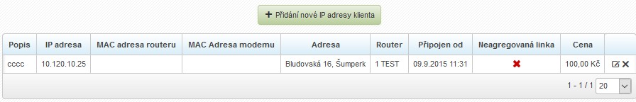 ISPadmin - Správa klientů