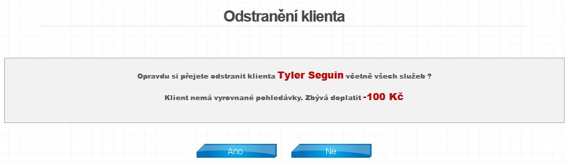 ISPadmin - Správa klientů